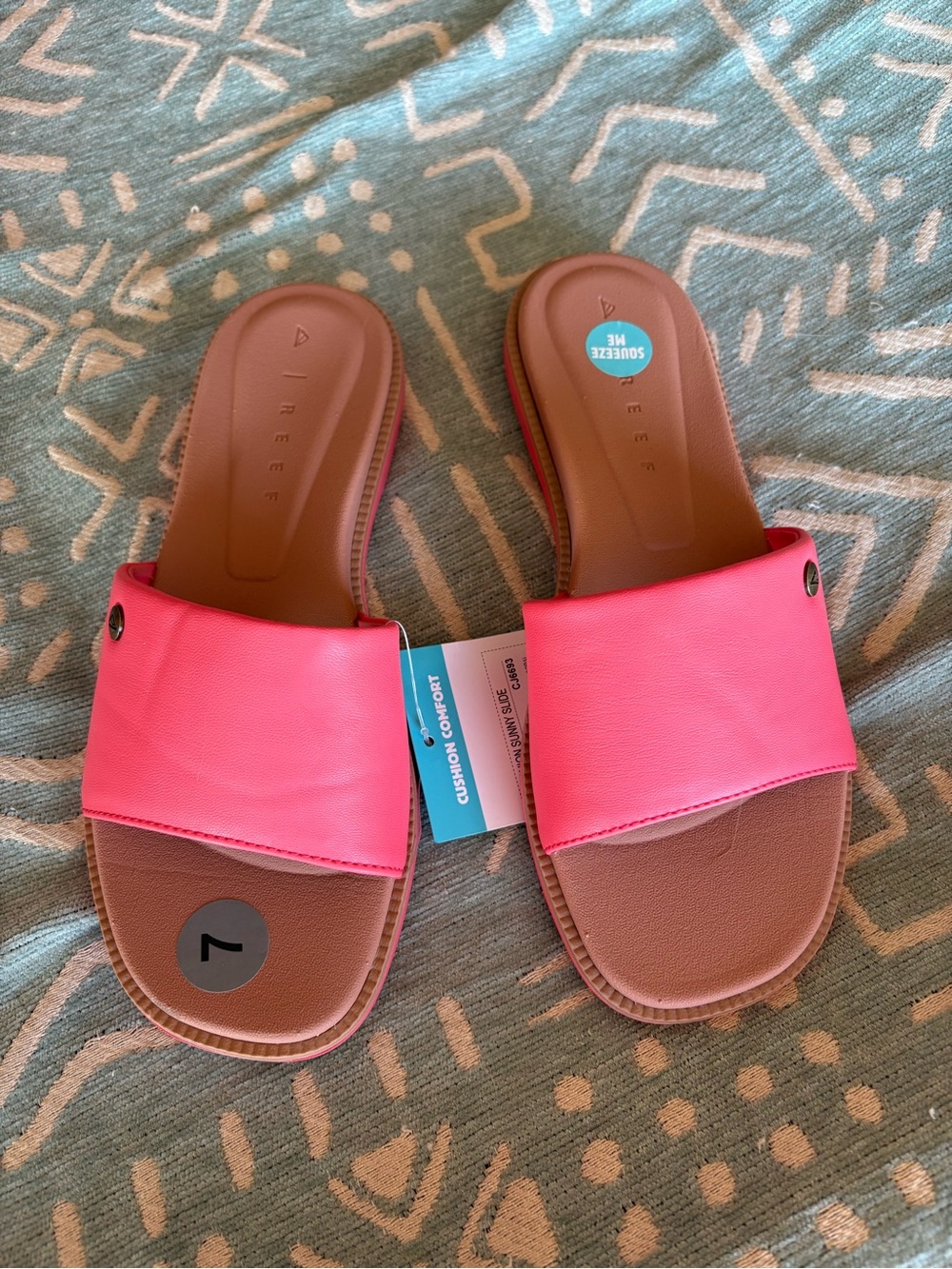 NWT Reef Sunny Slide Sandals - Picture 8 of 8